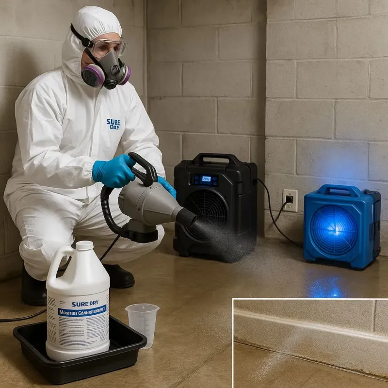 Sanitization and Odor Removal process in Streetsboro, OH