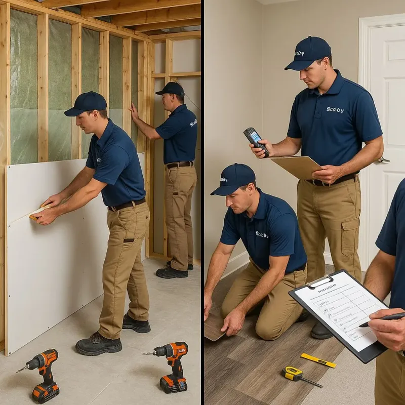 Repairs and Reconstruction process in Streetsboro, OH